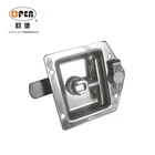MS858 Silver Stainless Steel Cabinet Panel Lock