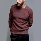 MEN'S 100% COTTON MARL TEXTURE KNITTED SWEATER ( PULLOVER )