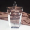 New Costomerized Business Wedding Gift Wholesale Colorful For Staff Reward Gifts Clear Figurines Star Crystal Wedge Trophy
