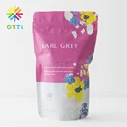 custom printing self standing tea packaging pouch plastic tea bag