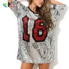 YIZHIQIU sequin clothes cheerleader costume
