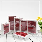 Sinicline Plastic Earphone Packaging Box, paper phone packaging box Plastic Headset Box with inner tray