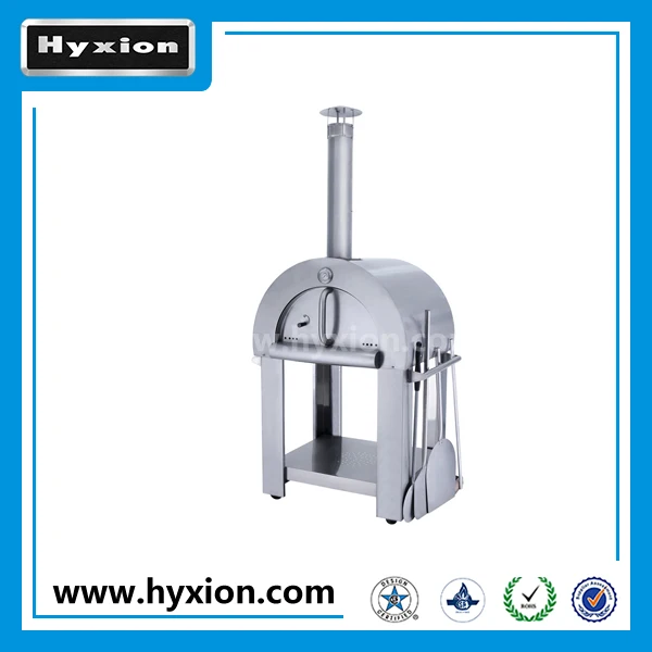 Wood Fired Charcoal Pizza Oven Hpo01s Full Stainless Steel Body With