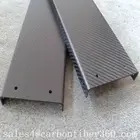 alibaba China supplier custom strong 3k Carbon fiber u shape Profiles