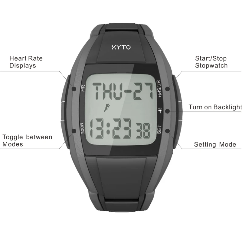 Crane Sports Body Fitness Heart Rate Monitor Pulse Wrist Watch Buy