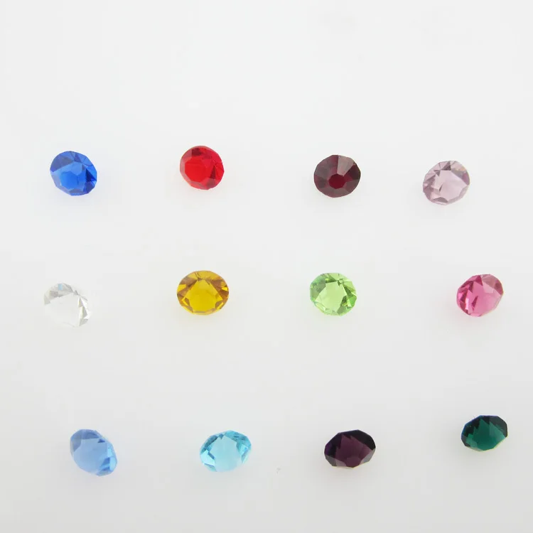 2015 Hot Selling 4mm Round Crystal Birthstone Floating Charms Mix Fits Living Memory Floating Locket Per Months 120pcs/Lot
