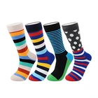 bulk wholesale fancy colorful happy funny crazy pima cotton socks in socks market yiwu custom bulk men crew funky dress socks