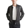Clothing Manufacturer Wholesale Fashion Black Leather Jacket