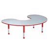 High quality rectangle plastic children table and chair kindergarten funiture kids table