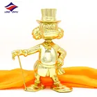 Logo Customization Craft Longzhiyu 12years Craft Supplier Custom Metal Gift Craft Folk Carving Craft