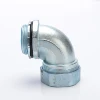 Metal G1-1/2 Thread Conduit Metal pipe fitting 90 degree elbow Quick Connector Fit Corrugated Tube Type 38mm