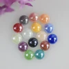 Wholesale 5 mm AB Colorful Half Round Ceramic Beads
