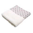 2018 Home used wave point pattern printed towel kerchief and jacquard yoga face washer hand towels