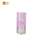 Cheap Promotion Gift Pink small size hourglass with customized pattern Acrylic Hourglass 2 Minutes Acrylic Sand Timer