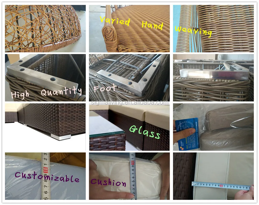 High quality cheap rattan cuatro sideboard outdoor patio garden cabinet furniture