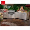 Hot sale custom outdoor BBQ stainless steel kitchen cabinet