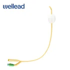 2-way Latex Foley Catheter silicone coated with tiemann tip or coude tip