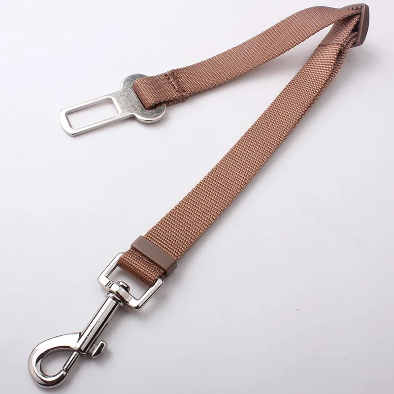 Vogue Adjustable Nylon Pet Car Safety Seat Belt Harness Leash For Dogs