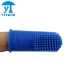 Silicone New Dog Puppy Dog Grooming food grade finger toothbrush