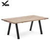 Stainless steel,iron u-shape legs coffee table
