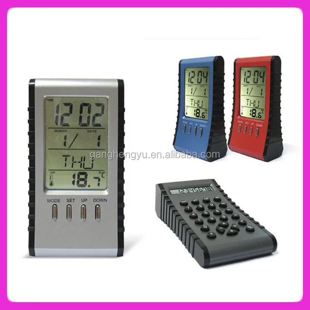 Electronic desktop calculator clock and Calendar calculator