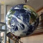 1m-20m large planet balloon inflatable air blown earth globe for parade event ideas