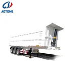 3 Axle Grain transport semi trailer dump cargo semi truck