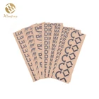 2018 New Design Custom Metal Nickel Sticker Logo Label