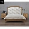 French style Queen Size bedroom furniture antique wooden bed design