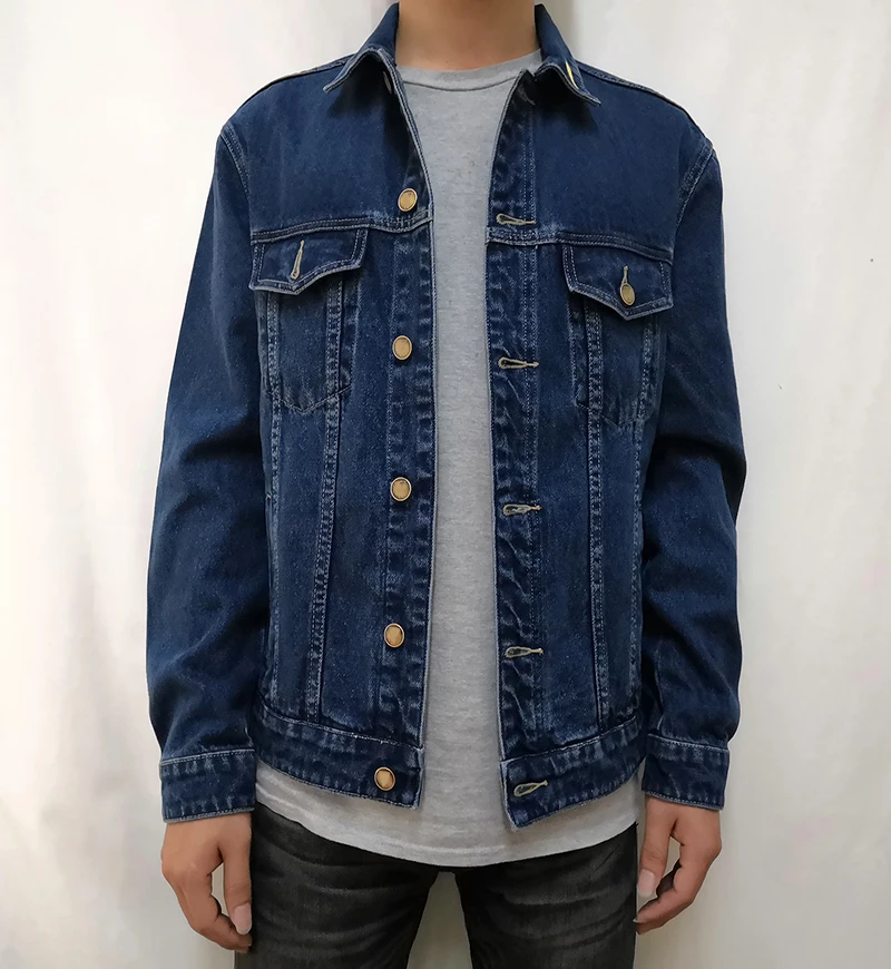Factory High Quality Fashion Denim Custom Jackets Jean Jacket Men