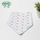 New Style 2 Layers Absorbent Baby Bandana Bibs 100% Cotton