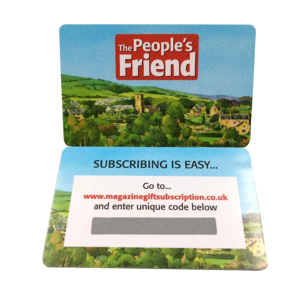 cr80 cmyk printing customized pvc barcode card for gift