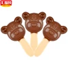 Animal custom bear shape dark chocolate sale
