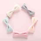 Different Kinds Warm Colors Lovely Hair Accessory Baby Hair Bow Barrette