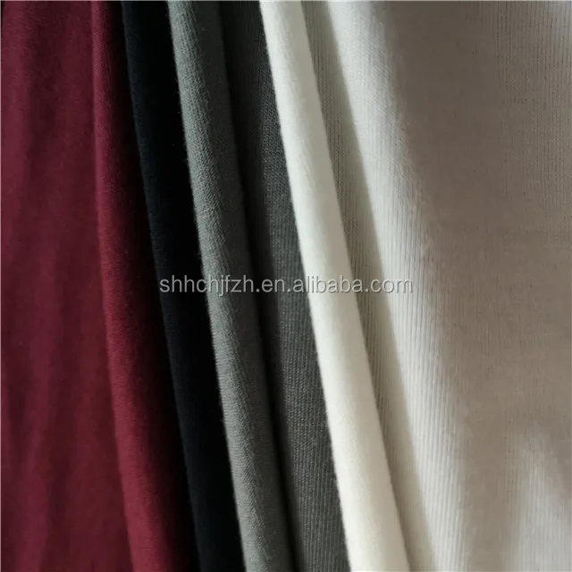 elastan single jersey knit fabric 95% cotton 5% lycra/elastan