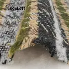 New arrival plaid Houndstooth Jacquard tweed woollen blended boucle woven fabric for dress coat fancy slub fabric