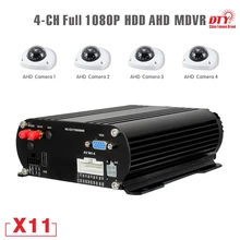 3G 4G Android ios H.264 network full hd 1080p vehicle dvr, 4 channel car dvr