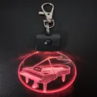 3D Led Night lamp small acrylic keychain keyring for decor promotion