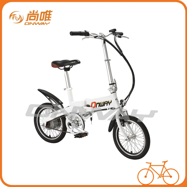 Small 16 inch folding electric bicycle for kids