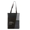 Promotional Eco Friendly Trade Shows Non Woven Tote Bag With Mesh Water Bottle Pocket