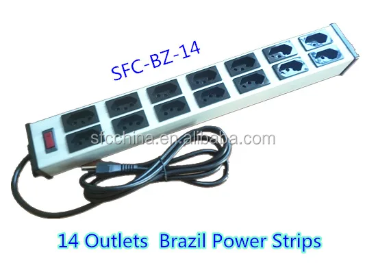 19" Power Strips, Brazil Power Distribution Units and Extension Cords