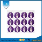 New fashion Die Cut Shape 3D clear epoxy resin sticker