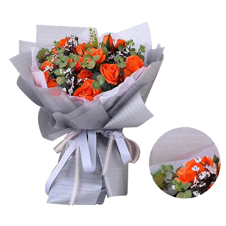 X Cm Emballage Fleuriste Bouquet Papier D Emballage Para Flores