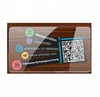 plastic PVC business card, good quality clear business card, transparent business card