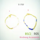 Bead Bracelet Beads Unisex Bead Bracelet Gold Metal Beads Bracelet Braided Rope Bracelet