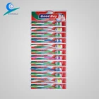 Comfortable tooth brush manufacturer High Quality pvc hanger Tooth Brush