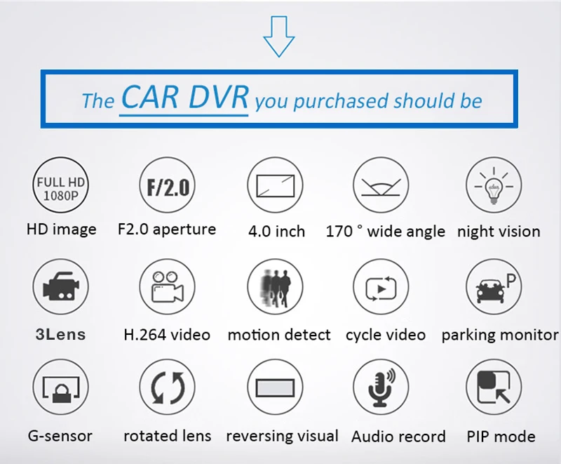 anti radar detector car black box with gps database g-sensor