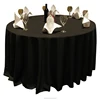 High Quality Factory Wholesale 120 Round Tablecloth Cloth Table Covers Black Tablecloth Table Linen