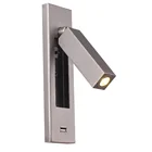 Twenty pcs hotel wall light with usb port wall lamp