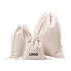 Custom color 8oz cotton canvas drawstring pouch shoe bag